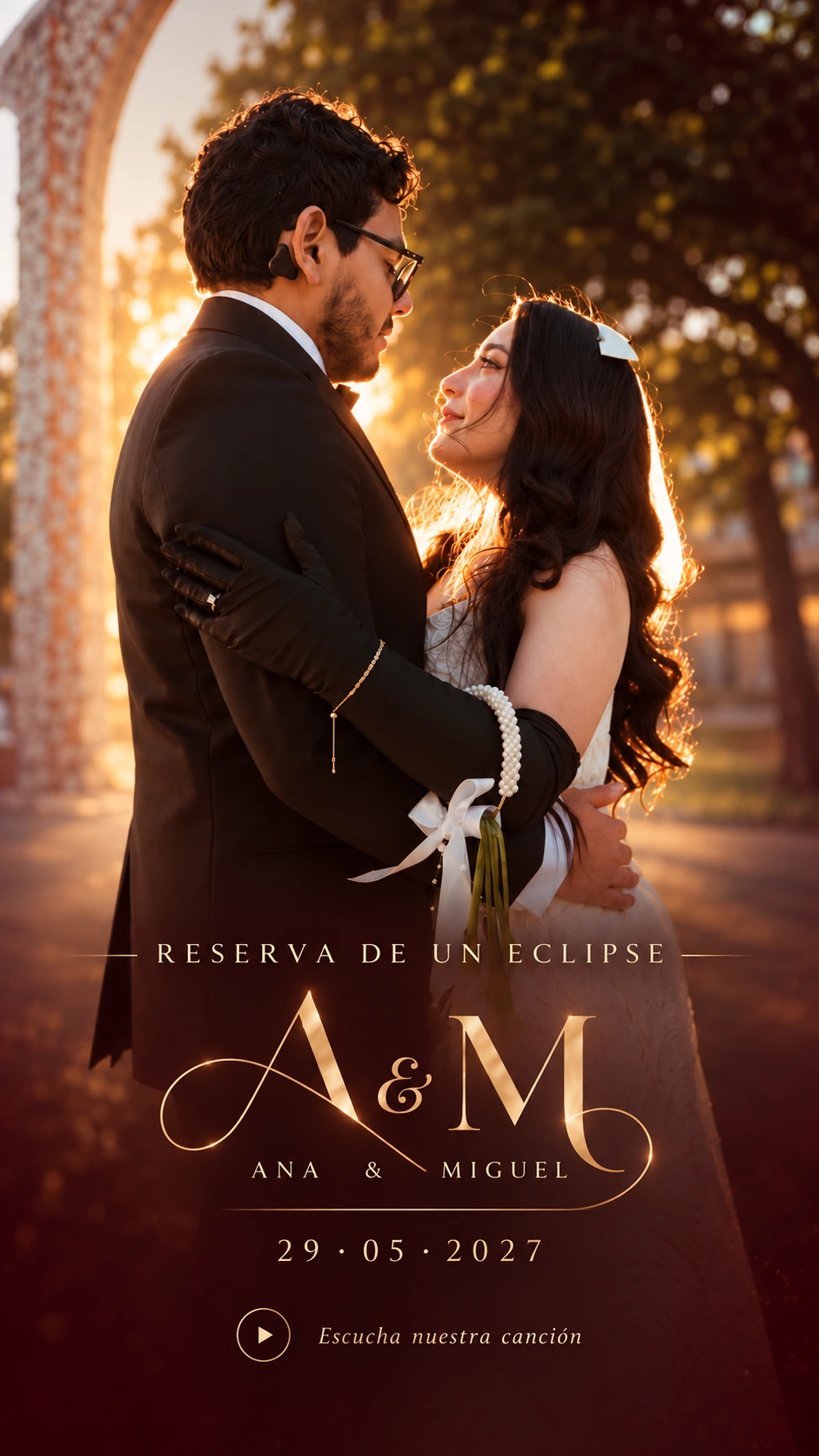 Reserva de un Eclipse. Ana y Miguel. 29 de mayo de 2027.