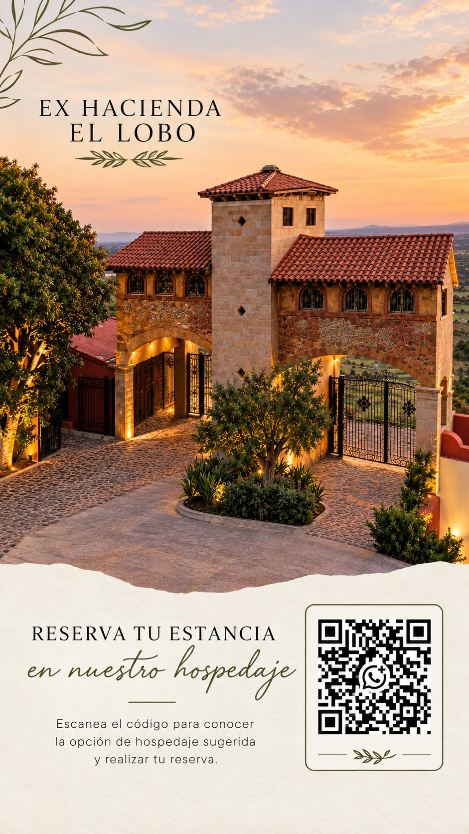 Ex Hacienda El Lobo. Reserva tu estancia en nuestro hospedaje.